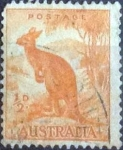 Stamps Australia -  Scott#166 , intercambio 0,60 usd, 0,5 cents. , 1942