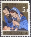 Stamps Australia -  Scott#393 , intercambio 0,20 usd, 5 cents. , 1965