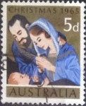 Stamps Australia -  Scott#393 , intercambio 0,20 usd, 5 cents. , 1965