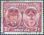 Stamps Australia -  Scott#197 , intercambio 0,20 usd, 2,5 cents. , 1945