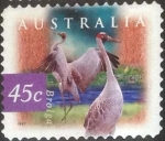 Stamps Australia -  Scott#1538 , intercambio 0,50 usd , 45 cents. , 1997