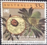 Stamps Australia -  Scott#977 , intercambio 0,30 usd. , 33 cents. , 1986