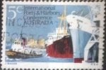 Stamps Australia -  Scott#460 , intercambio 0,20 usd. , 5 cents. , 1969