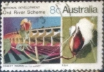 Stamps Australia -  Scott#484 , intercambio 0,20 usd. , 8 cents. , 1970