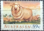 Stamps Australia -  Scott#1136 , intercambio 0,75 usd. , 39 cents. , 1989