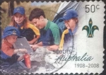 Stamps Australia -  Scott#2788 , cr1f intercambio 0,30 usd. , 50 cents. , 2008