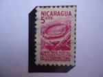 Stamps Nicaragua -  Sobre-Tasa Postal  Pro-Construcción del Estadio Nacional - Serie: Sello Tax Obligatorio.