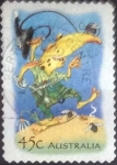 Stamps Australia -  Scott#2100 , intercambio 0,75 usd. 45 cents. , 2002