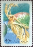Stamps Australia -  Scott#2102 , intercambio 0,75 usd. 45 cents. , 2002