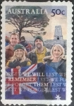 Stamps Australia -  Scott#2859 , intercambio 0,60 usd. 50 cents. , 2008
