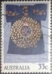 Stamps Australia -  Scott#953 , intercambio 0,40 usd. 33 cents. , 1985