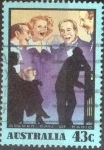 Stamps Australia -  Scott#1218 , intercambio 0,50 usd. 43 cents. , 1991