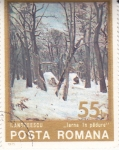 Stamps Romania -  pintura paisaje