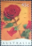 Stamps Australia -  Scott#1577 , intercambio 0,85 usd. 45 cents. , 1997