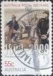 Stamps Australia -  Scott#3050 , cr1f intercambio 0,30 usd. 55 cents. , 2009
