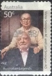 Stamps Australia -  Scott#2781 , intercambio 0,30 usd. 50 cents. , 2008