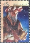 Stamps Australia -  Scott#1568 , intercambio 0,85 usd. 45 cents. , 1996