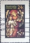 Stamps Australia -  Scott#927 , intercambio 0,20 usd. 24 cents. , 1984
