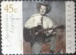 Stamps Australia -  Scott#1936 , intercambio 0,60 usd. 45 cents. , 2001