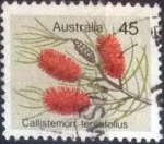 Sellos de Oceania - Australia -  Scott#570 , nf4b intercambio 0,30 usd. 45 cents. , 1975