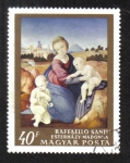 Sellos de Europa - Hungr�a -  Pinturas de maestros italianos, Eszterházy Madonna, de Raphael