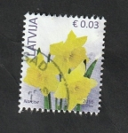 Stamps : Europe : Latvia :  945 - Narcisos
