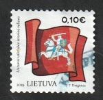 Stamps Europe - Latvia -  Bandera