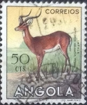 Stamps : Africa : Angola :  Scott#367 , dm1g intercambio 0,60 usd. 50 cents. , 1953