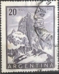 Sellos de America - Argentina -  Scott#641 , intercambio 0,40 usd. 20 pesos , 1955