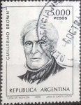 Stamps Argentina -  Scott#1262 , intercambio 0,25 usd. 5000 pesos , 1980
