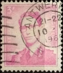Stamps Belgium -  Scott#455 , intercambio 0,20 usd. 3 fr. , 1958