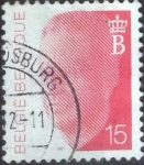 Stamps Belgium -  Scott#1365 , intercambio 0,20 usd. 15 fr. , 1990