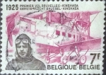 Stamps Belgium -  Scott#938 , cr1f intercambio 0,30 usd. 7 fr. , 1975