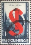 Stamps Belgium -  Scott#612 , intercambio 0,20 usd , 1 fr. , 1964