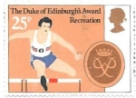 Stamps United Kingdom -  premios duque de edimburgo