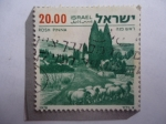 Stamps Israel -  Rosh Pinna - Paisaje - Rebaño - Serie: Paisajes de Israel