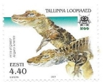 Stamps Estonia -  aligator