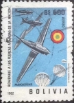 Stamps Bolivia -  Scott#C241 , dm1g2 intercambio 0,20 usd , 600 bls. , 1962