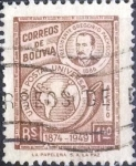 Stamps Bolivia -  Scott#C125 , intercambio 0,20 usd , 1,40 bls. , 1950