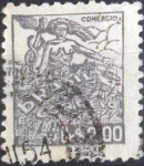 Stamps Brazil -  Scott#666 , intercambio 0,20 usd , 200 cruzeiros , 1947