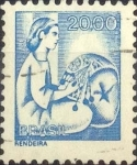 Stamps Brazil -  Scott#1457 , intercambio 0,20 usd , 20,00 cruzeiros , 1976