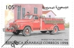 Stamps : Africa : Morocco :  coches antiguos