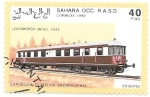 Sellos de Africa - Marruecos -  trenes