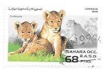Stamps : Africa : Morocco :  cachorros