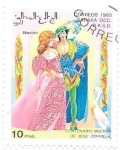 Stamps Morocco -  centenario muerte Zorrilla