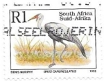 Sellos del Mundo : Africa : Sud�frica : fauna