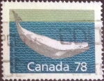 Stamps Canada -  Scott#1179 , intercambio 0,55 usd , 78 cents. , 1990