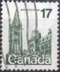 Stamps Canada -  Scott#790 , intercambio 0,20 usd , 17 cents. , 1977