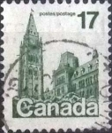 Stamps Canada -  Scott#790 , intercambio 0,20 usd , 17 cents. , 1977