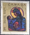 Stamps Canada -  Scott#1294 , intercambio 0,20 usd , 39 cents. , 1990